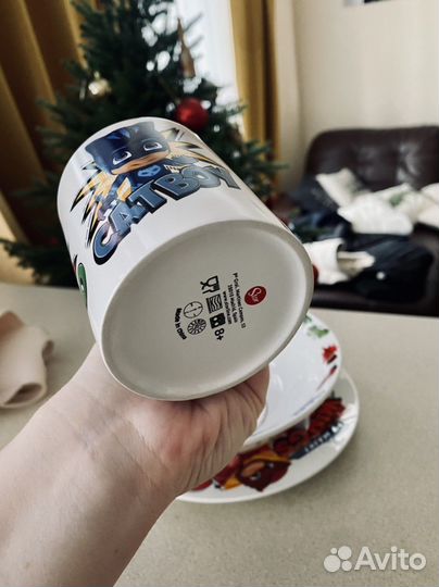 Набор детской посуды PJ Masks Герои в масках