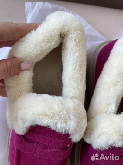 Лоферы женские зимние