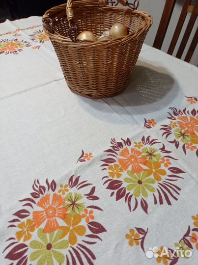 Скатерть лен СССР