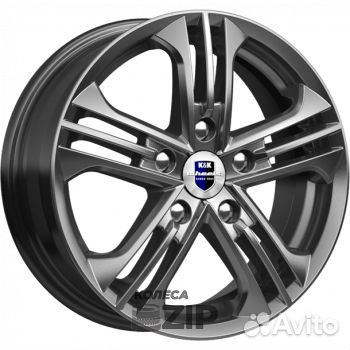 K&K Trinity 6x15 5*114.3 ET46 DIA67.1 Дарк платин