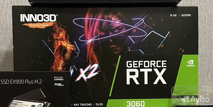 Видеокарта RTX 3060 inno3D на гарантии