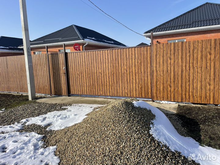 Откатные ворота бу