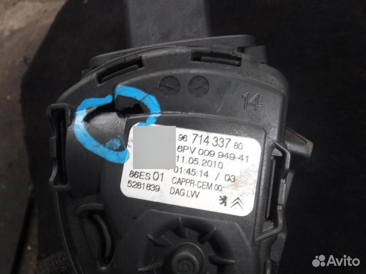 Педаль газа Peugeot 308