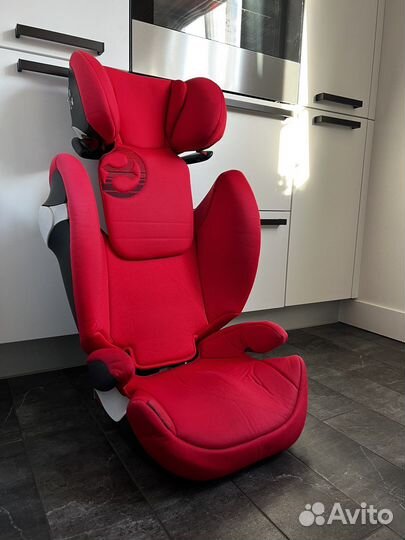 Автокресло cybex solution m fix + защита сиденья