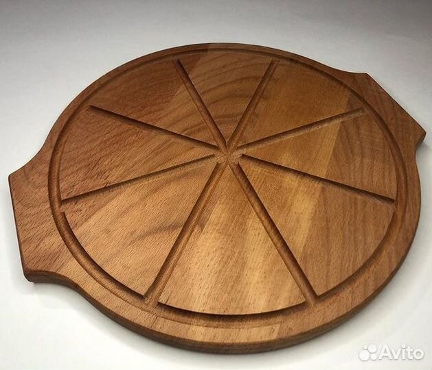Разделочная доска для пиццы из массива дуба