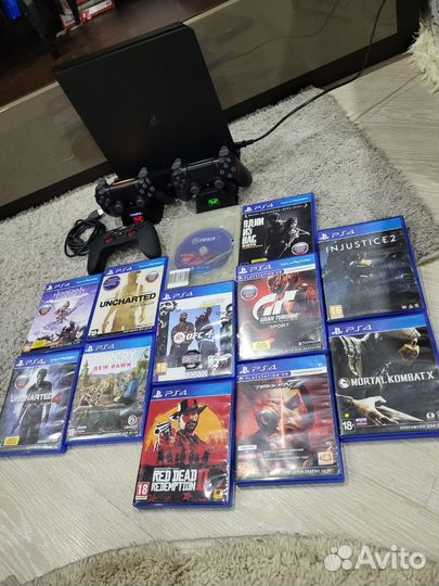 Sony PS4 игры иджойстик