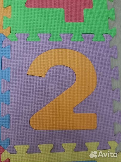 Детский развивающий коврик пазл