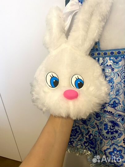 Карнавальный костюм зайка на новый год