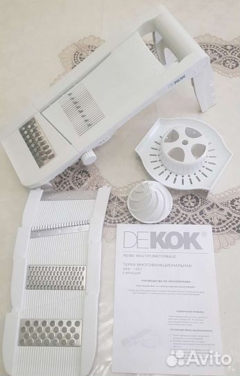 Овощерезка Терка 8 функций dekok UKA-1201 Dekok