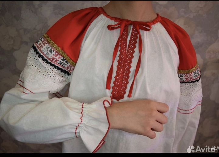 Русская народная одежда для девочки 128-140