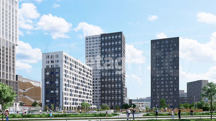 1-к. квартира, 40 м², 8/12 эт.