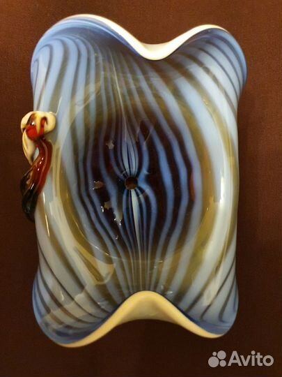 Вазы цветное стекло Чехия