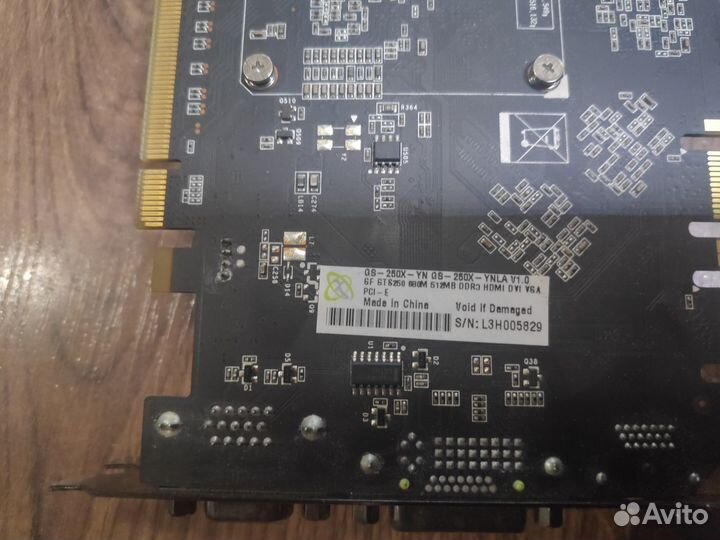 Видеокарта gts250
