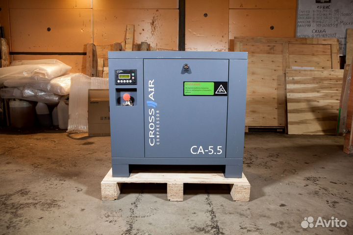 Винтовой компрессор CrossAir CA5.5 10RA