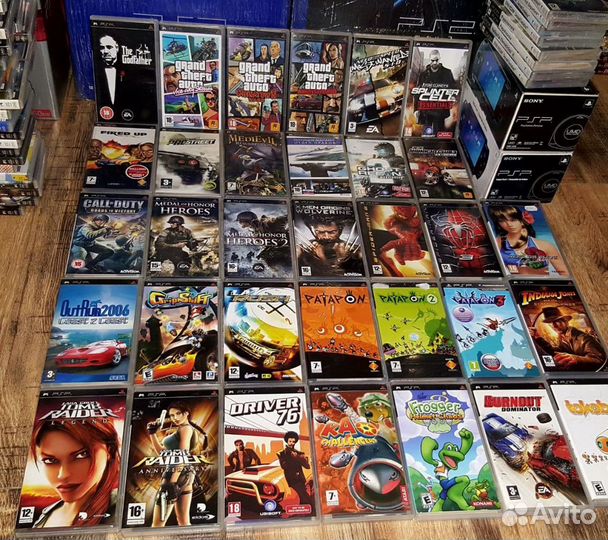 Оригинальные диски PSP UMD sony лицензия