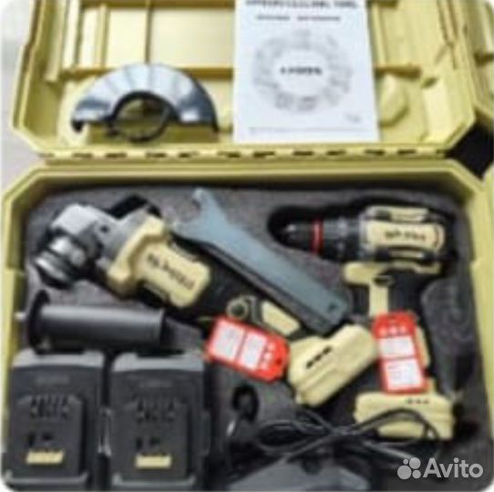 Набор аккумуляторных инструментов 2в1. 21V