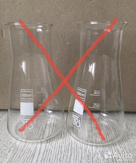 Химические колбы лабораторные