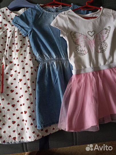 Вещи пакетом для девочки 104-110