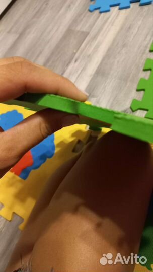 Коврик пазл пвх толстый х9