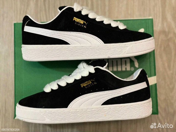 Кроссовки мужские Puma Suede XL “Black White “