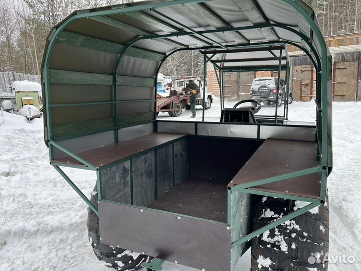 Вездеход-каракат Поморец 4x4 на заводской резине