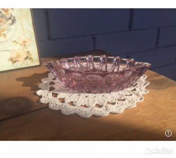 Стекло ссср:вазы пепельница конфетница винтаж