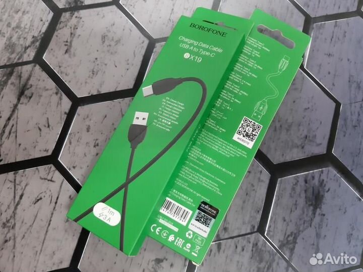 Кабель borofone BX19 USB Type C