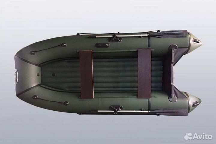 Лодка пвх Big Boat нднд Regat 380 серая