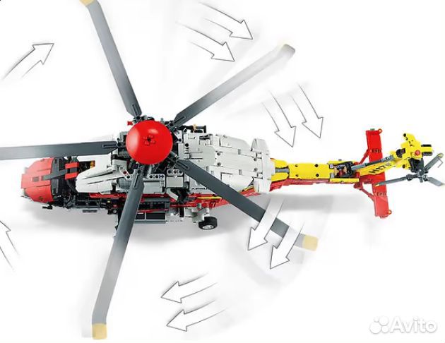 Lego Technic 42145 - Спасательный вертолет Airbus