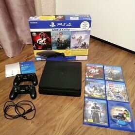 Игровая приставка ps4 slim 1tb