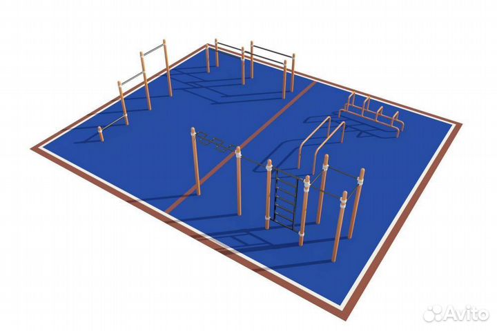 Площадка уличная для воркаут Дворовая Pioner A16692