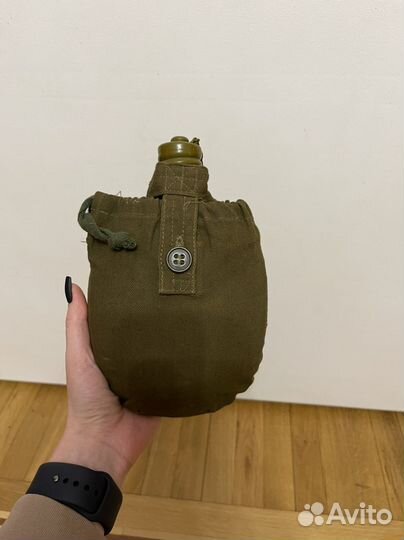 Фляга армейская с чехлом