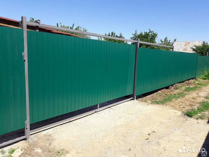 Забор из профнастила