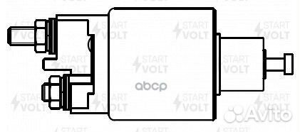Реле втягивающее стартера для а м Renault Duster