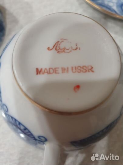 Фарфоровые чашки СССР