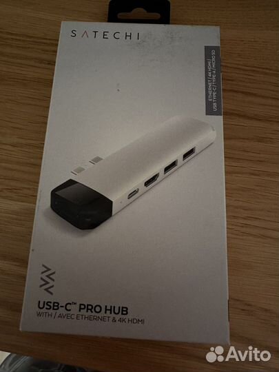 USB-хаб Satechi Aluminum Pro Hub с Ethernet
