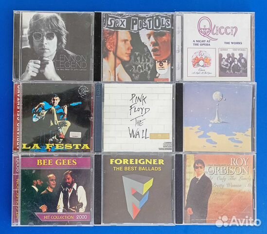 CD c зарубежной рок-музыкой