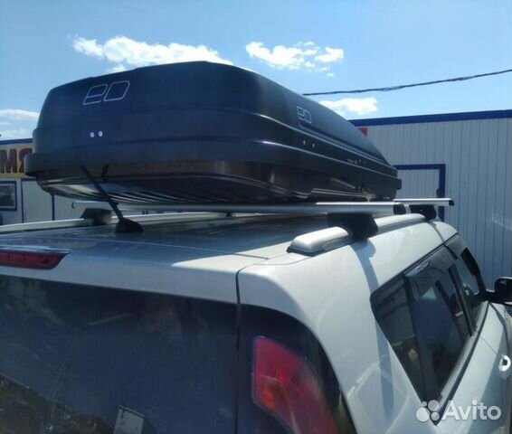 Бокс автомобильный магнум 390 (черный карбон)