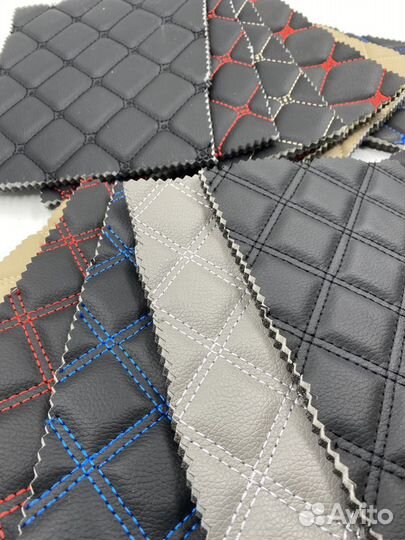 Экокожа стеганая