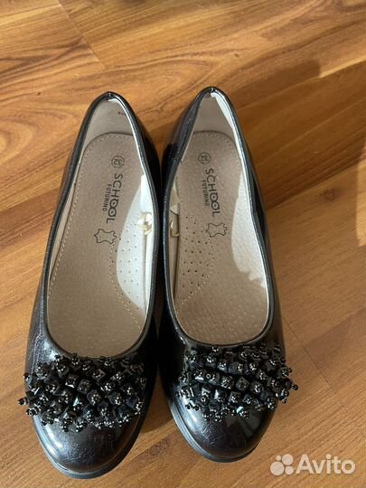 Балетки натуральная кожа