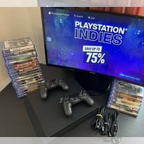 Sony playstation 4 pro с играми / Гарантия