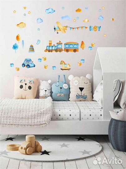 Интерьерные наклейки для детской