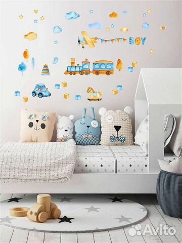 Интерьерные наклейки для детской