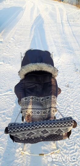 Детские санки с колесами