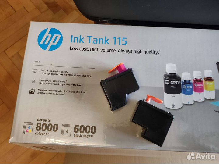 Принтер hp ink tank 115