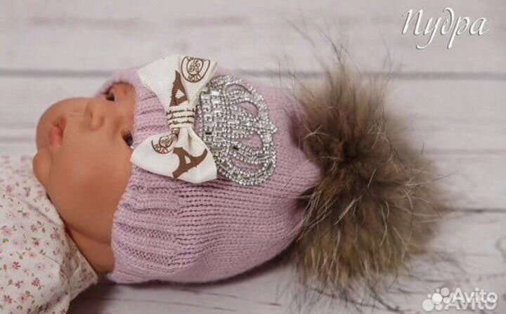 Шапка для новорожденного
