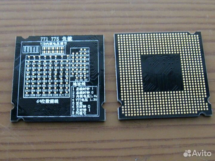 Нагрузка вместо процессоров Intel LGA 771 или 775