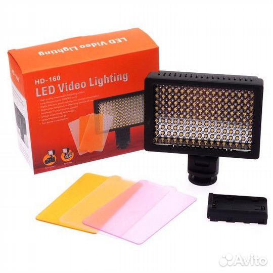 Накамерный видео свет LED HD-160