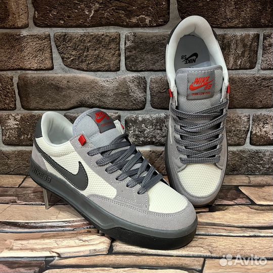 Кроссовки Nike SB Dunk Low Pro gray