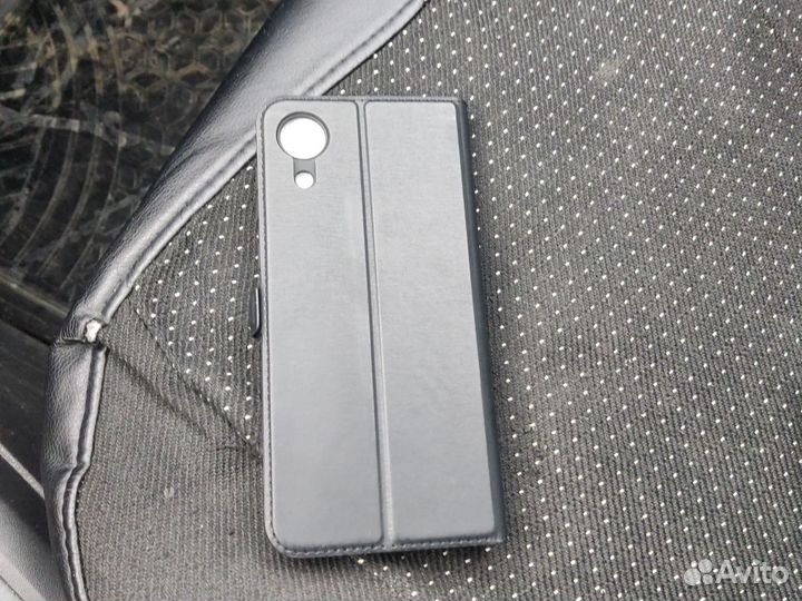 Чехол книжка на samsung А03, кожзам